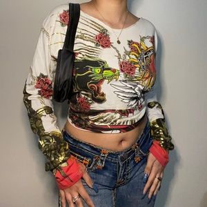 Ed hardy 00’s long sleeve shirt